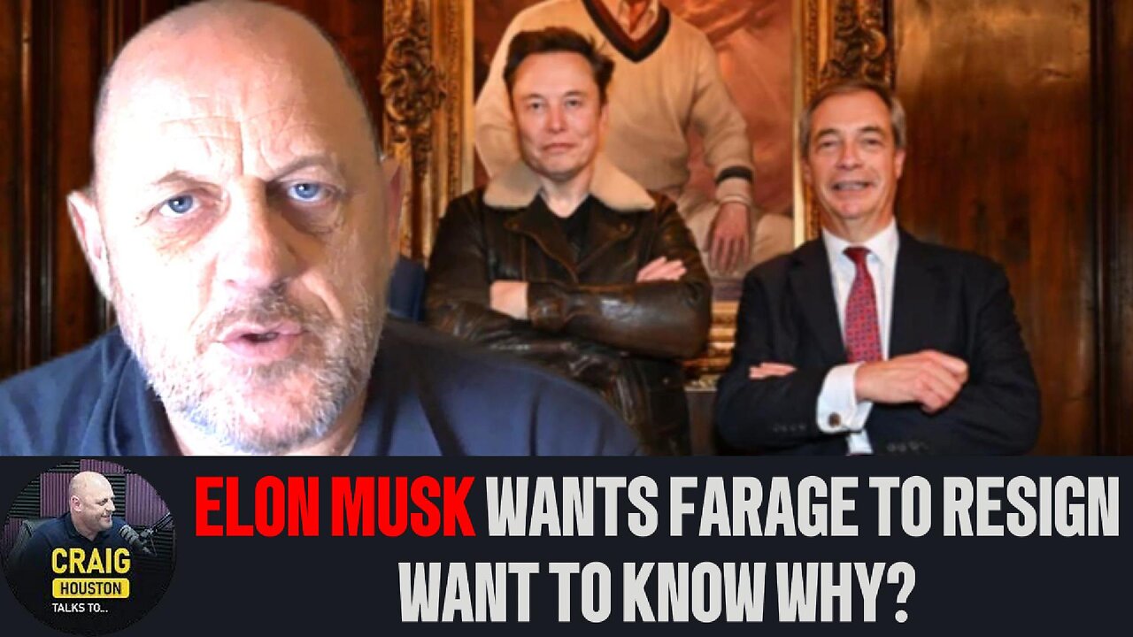 ELON MUSK wants a New REFORM Leader to replace Nigel Farage. Do you know why?