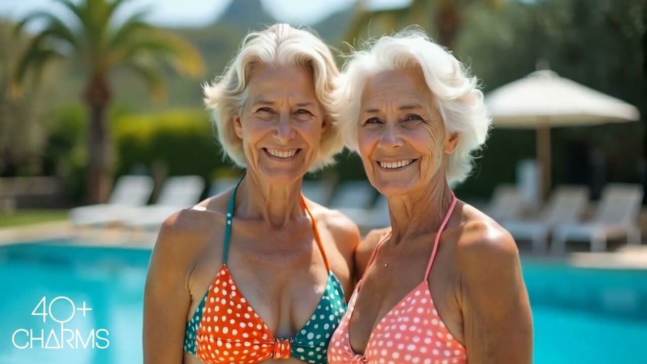 Celebrating Life at Every Age 💕 💄 Natural Older Women over 75