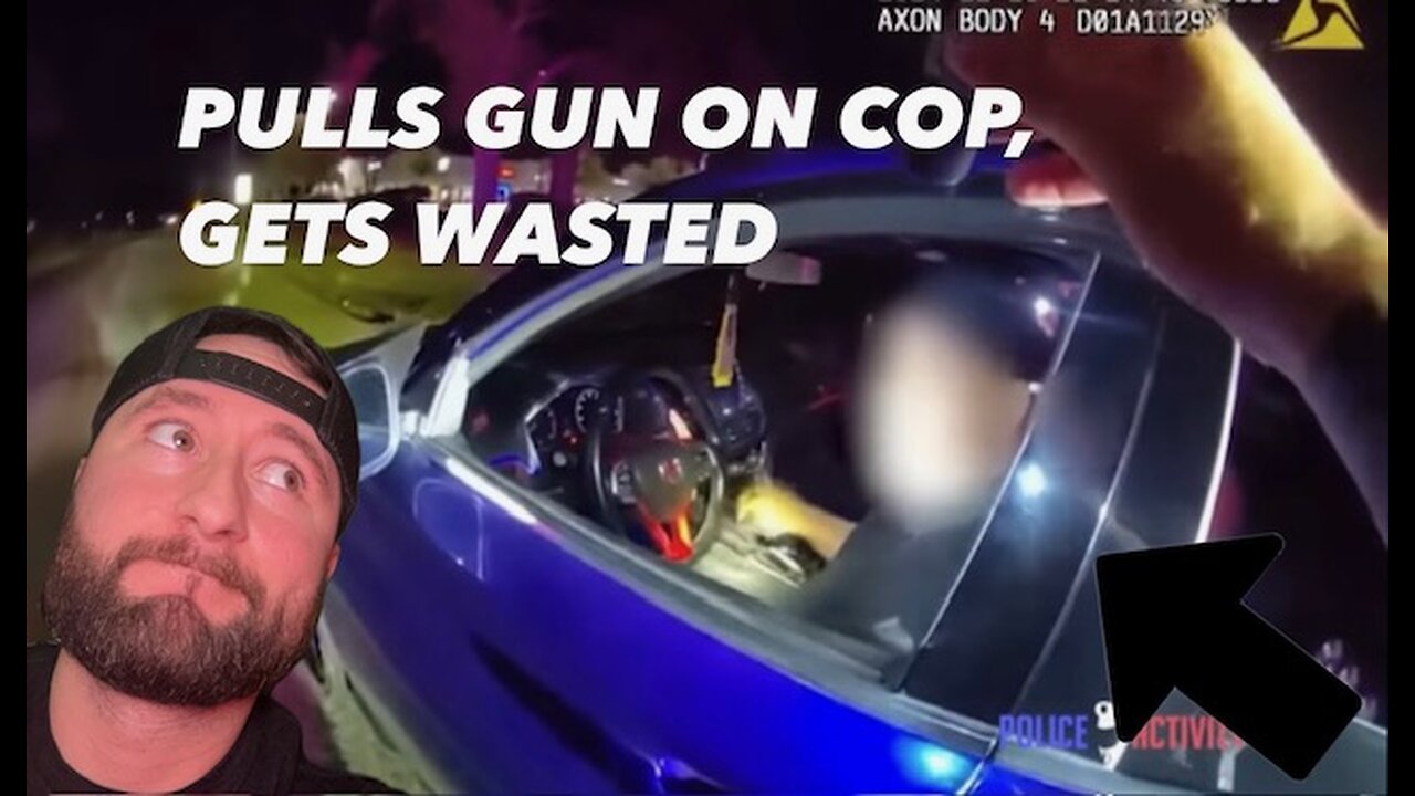 Suspect pulls gun on traffic stop and gets shot by the police