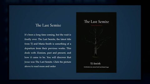 The Last Semite: How Zionists Wield Antisemitism To Impose Control - with Author, TJ Smith