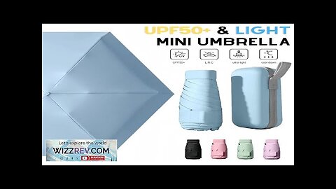 Mini umbrella capsule Umbrella Rain and Sun protection Outdoor travel portable sunshade Review