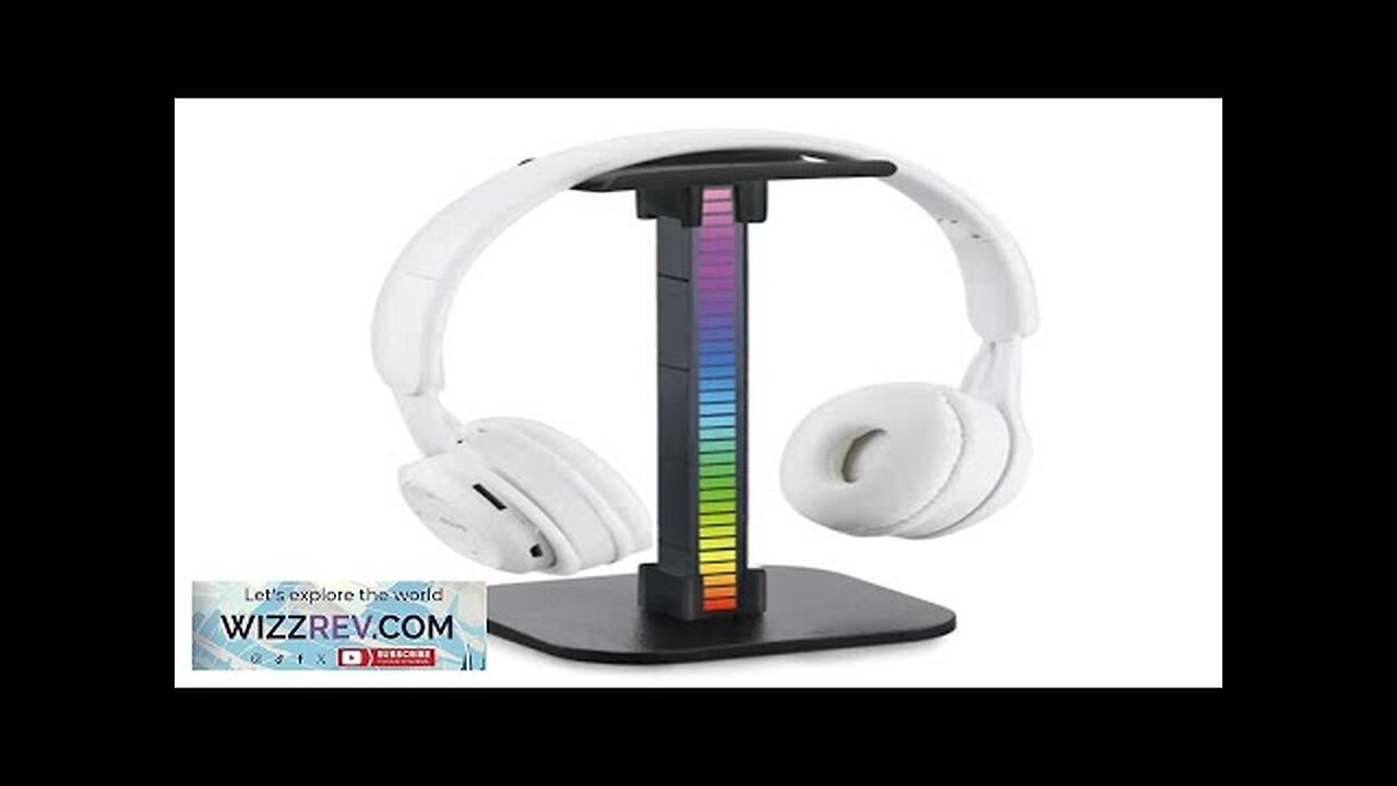 T11/T12 RGB Gaming Headphone Stand On-ear Headset Computer Desk Display Holder LED Review