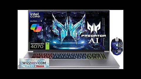 Acer Predator Triton Neo 16 Gaming Laptop 16" WQXGA 3200 x 2000 Review