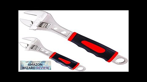 Navegando Adjustable Wrench 2-piece Wrench Set with Ergonomic Rubber Grip6-Inch & 10-Inch Review