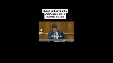 Russia Exposed ASIO Assets Working In The Australian Media