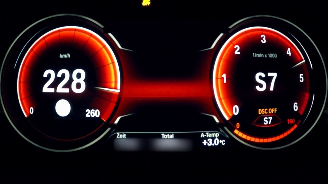 BMW 525d Acceleration 0-220 Launch Control Autobahn Onboard F10 LCI Test Beschleunigung Diesel