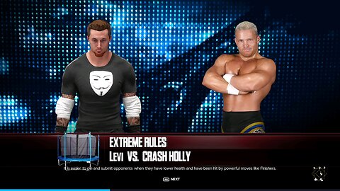 WWE 2k24 Levi McDaniel vs Crash Holly