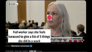 Federal employee says justifying her job is harassment