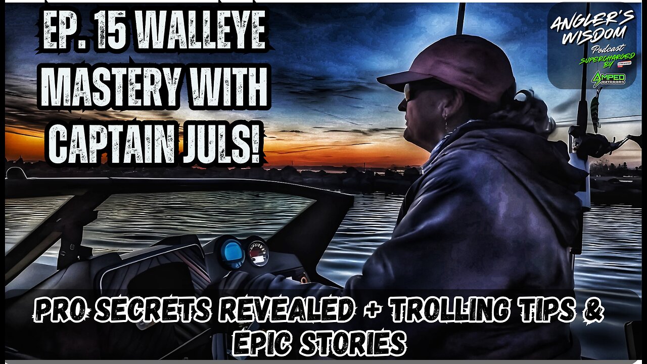 Ep. 15 Walleye Secrets REVEALED! Captain Juls Shares Pro Trolling Tips & Epic Stories