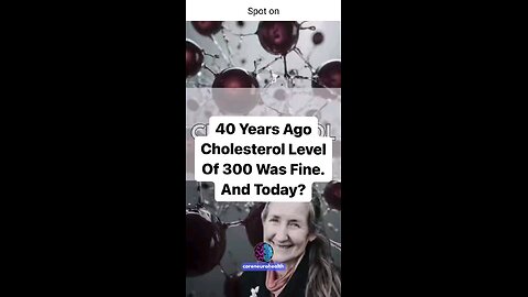 We need cholesterol.