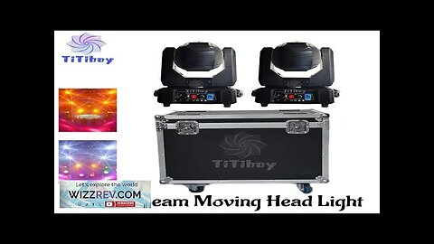 No Tax 2Pcs Moving Head Light 350W Sound Activated Strobe Lighting Review