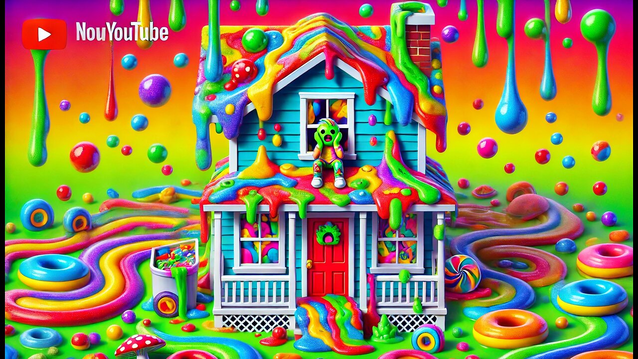 🎥 I FILLED MY HOUSE WITH REAL SLIME! 🏠💚