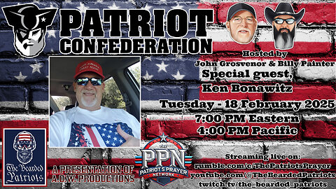 Patriot Confederation - Ken Bonawitz Interview (February 18, 2025)