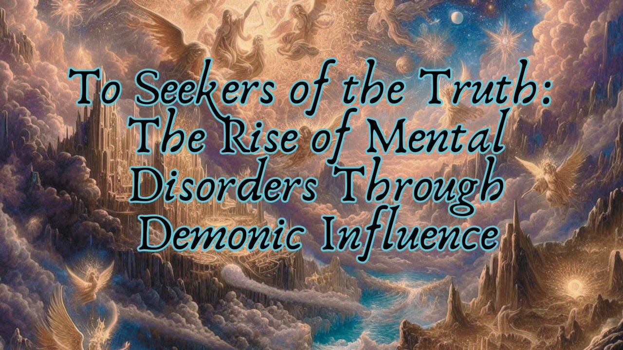 To Seekers of the Truth: The Rise of Mental Disorders Through Demonic Influence