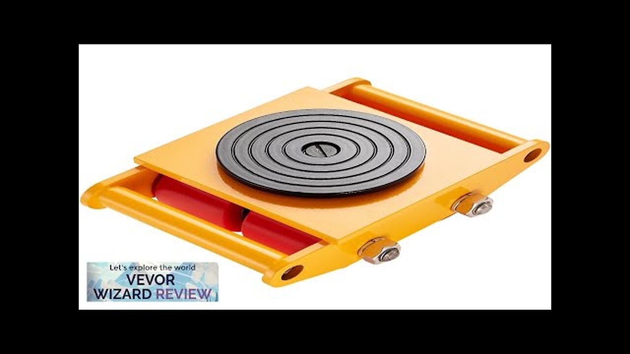 VEVOR Machinery Skate Dolly 13200 LBS/6T Industrial Machinery Mover Heavy Duty Carbon Review