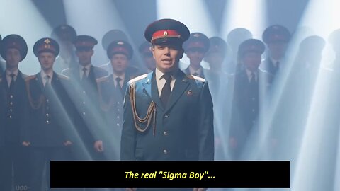 The Russian military choir with its version of «Sigma Boy» song