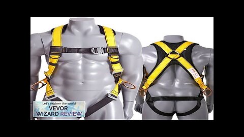 VEVOR Safety Harness Full Body Harness Safety Harness Fall Protection with Added Review