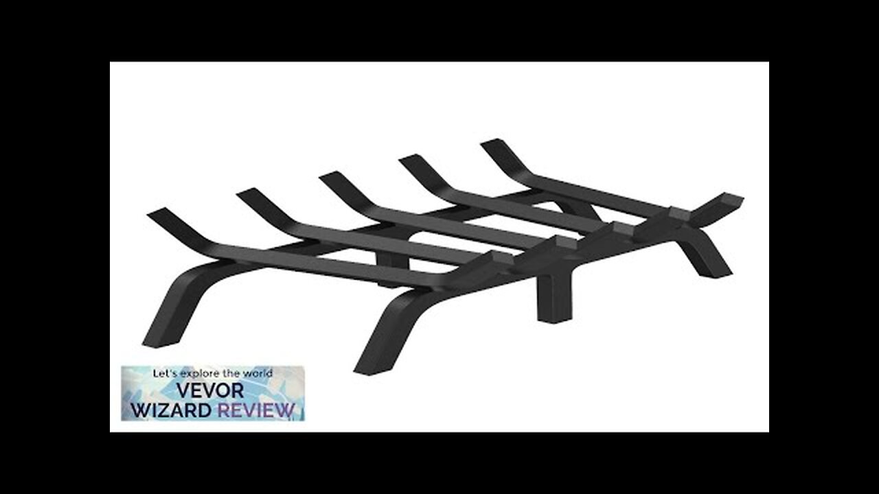 VEVOR Fireplace Log Grate 24 inch Heavy Duty Fireplace Grate with 6 Review