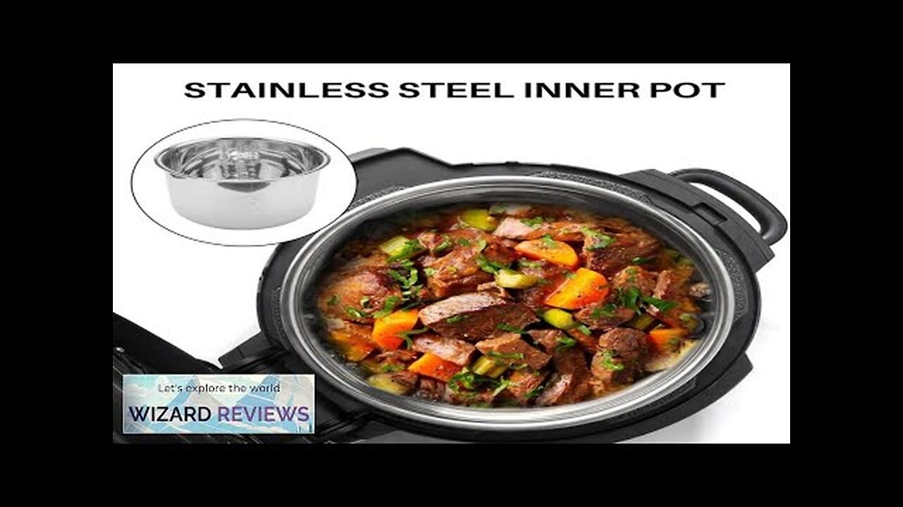 6L Pressure Cooker Inner Pot Rice Pressure Cooker Liner Stainless Steel Inner Review