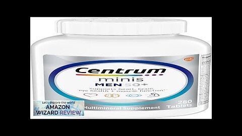 Centrum Minis Silver Multivitamin for Men 50 Plus Multivitamin/Multimineral Supplement Review