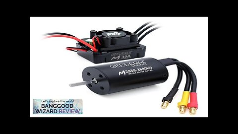 SURPASS HOBBY M2838 All Black Waterproof Brushless Motor W/ M35A Waterproof ESC Review