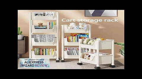 Cabinet Corner Movable Bookshelf Trolley Bookshelf Portable Creative Kitchen Storage Rack Review