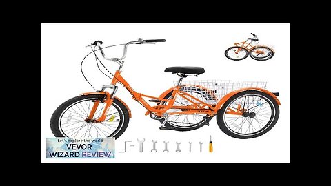 VEVOR Folding Adult Tricycle 24-Inch 7-Speed Adult Folding Trikes Carbon Steel 3 Review