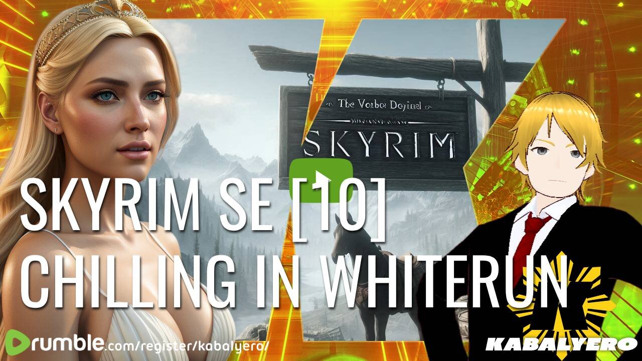 🔴 Skyrim Special Edition [10] Chilling In Whiterun, Warriors In Bikinis 🎮 A One Hour Livestream