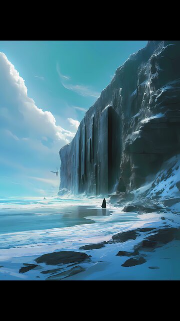 "The Whispering Cliffs of Zirath" A new Animated short with sound an immersive experience!