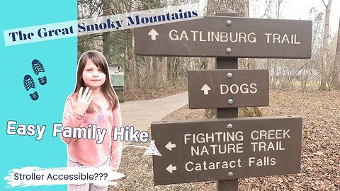 Easy Family Hike to Cataract Falls | Great Smoky Mountains Adventure!