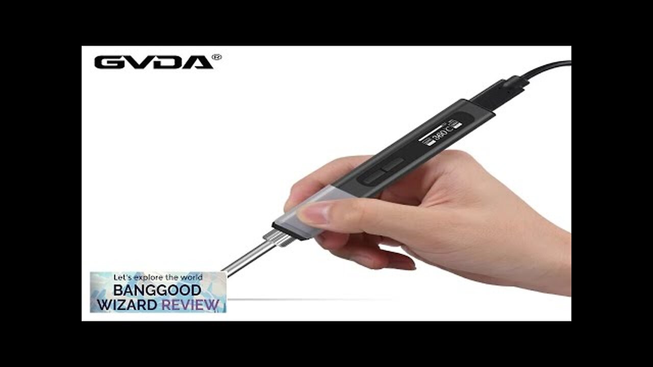 GVDA PD65W Intelligent Electric Soldering Iron with Constant Temperature Control 65W Power Review