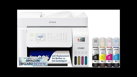 Epson EcoTank ET-4800 Wireless All-in-One Cartridge-Free Supertank Printer with Scanner Review