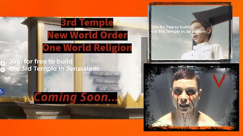 3rd temple, new world order, one world religion, coming soon...