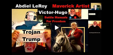 Trojan Trump SGT Report Charlie Ward Mike Adams Battle Manuals For Freedom Abdiel LeRoy Victor Hugo