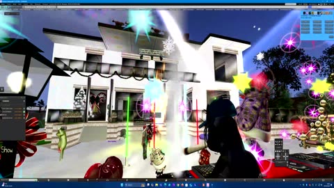Christmas party second Life