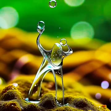 Miniature Wonders: Nature's Water Play
