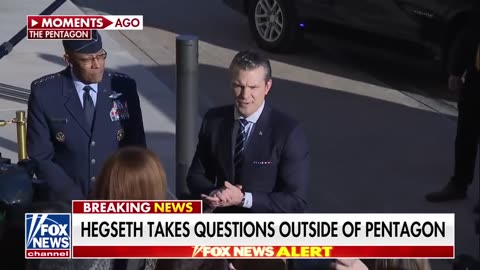 Pete Hegseth answers questions at Pentagon_ Trump's orders 'will be executed'