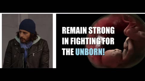 Jonathan Roumie shows to every soul that he is a champion for the most vulnerable- the unborn