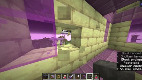 Minecraft: A Free Play & Experimental Video In 'The Single Biome: End HIghlands'