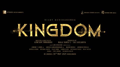 KINGDOM - Vijay Deverakonda - Anirudh Ravichander - SNaga Vamsi - Gowtam Tinnanuri
