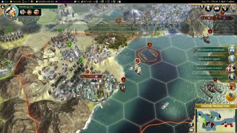 Civ 5 Practice on King as Genghis Khan