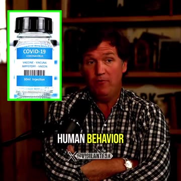 Human behavior changed after the vax