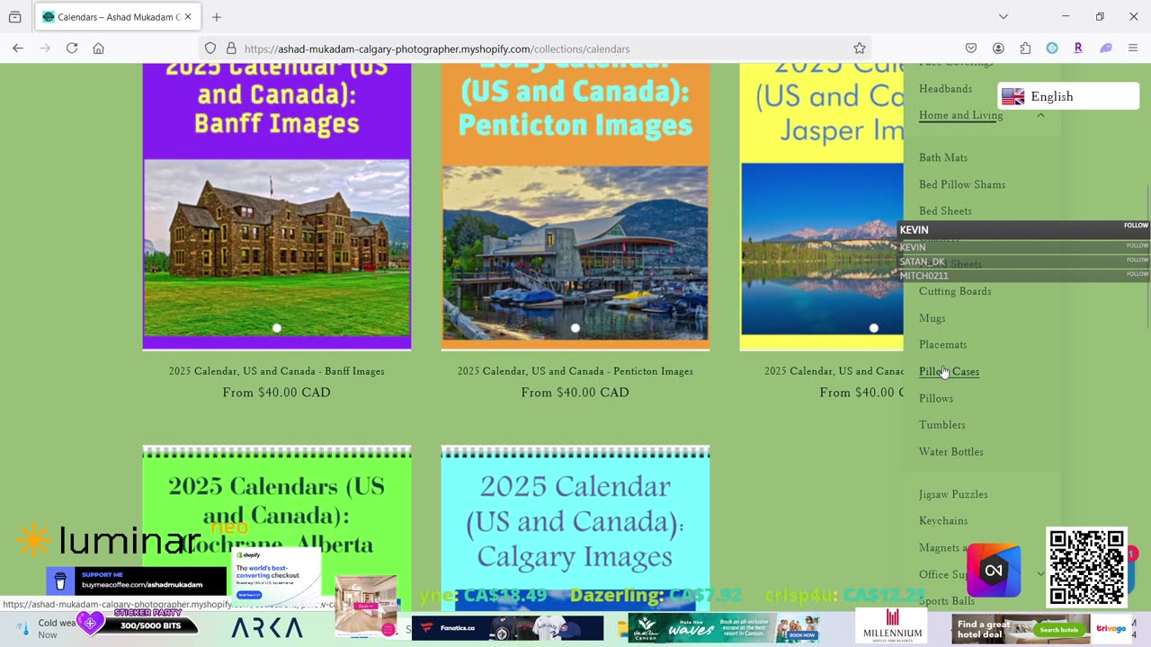 Showing off the New Products Added to the Photography Website in December 2024