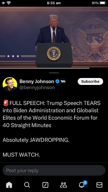 Trump speech Davos part 4