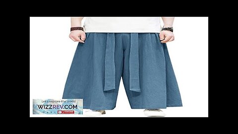 INCERUN Men Loose Pant Plus Size Wide Leg Casual Long Mens Pants Review