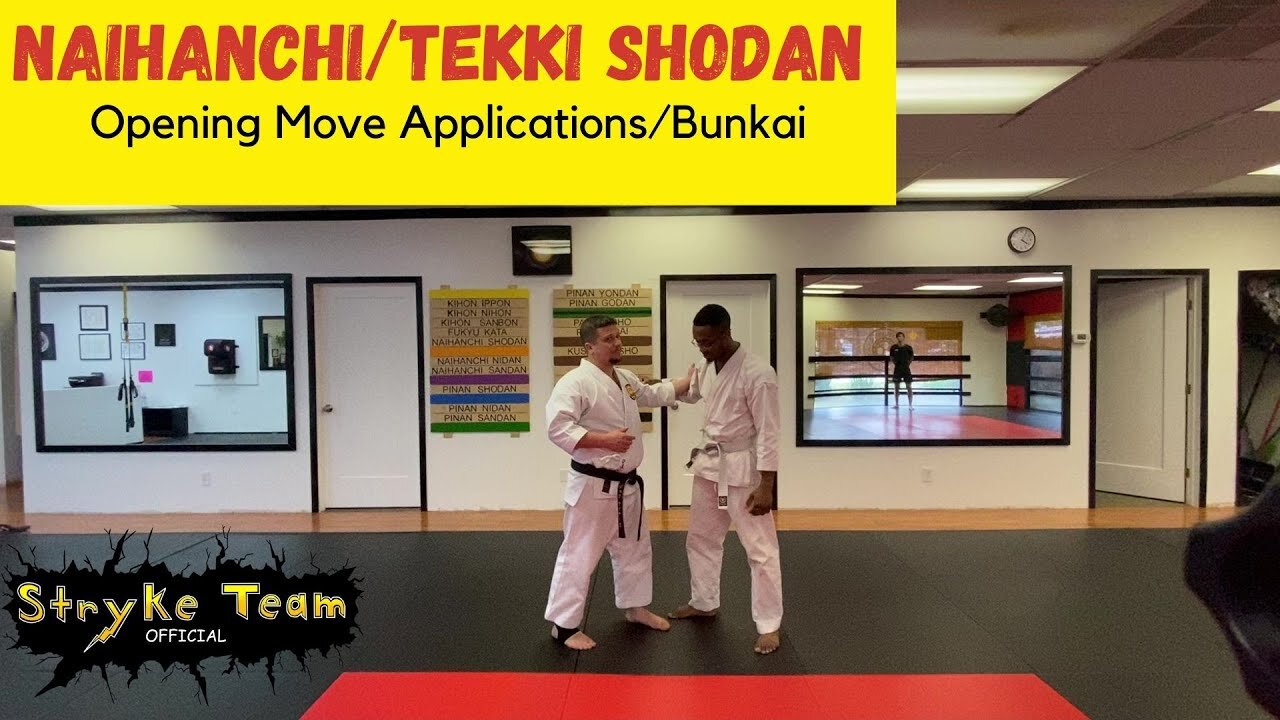 Naihanchi/Tekki Shodan Opening Move Application/Bunkai