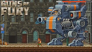 Guns of Fury Ep 3: The most Merica Metroidvania to Ever 80s! New Game Plus Run.