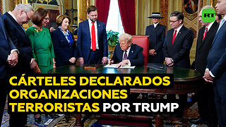 Trump designa a los cárteles como organizaciones terroristas extranjeras