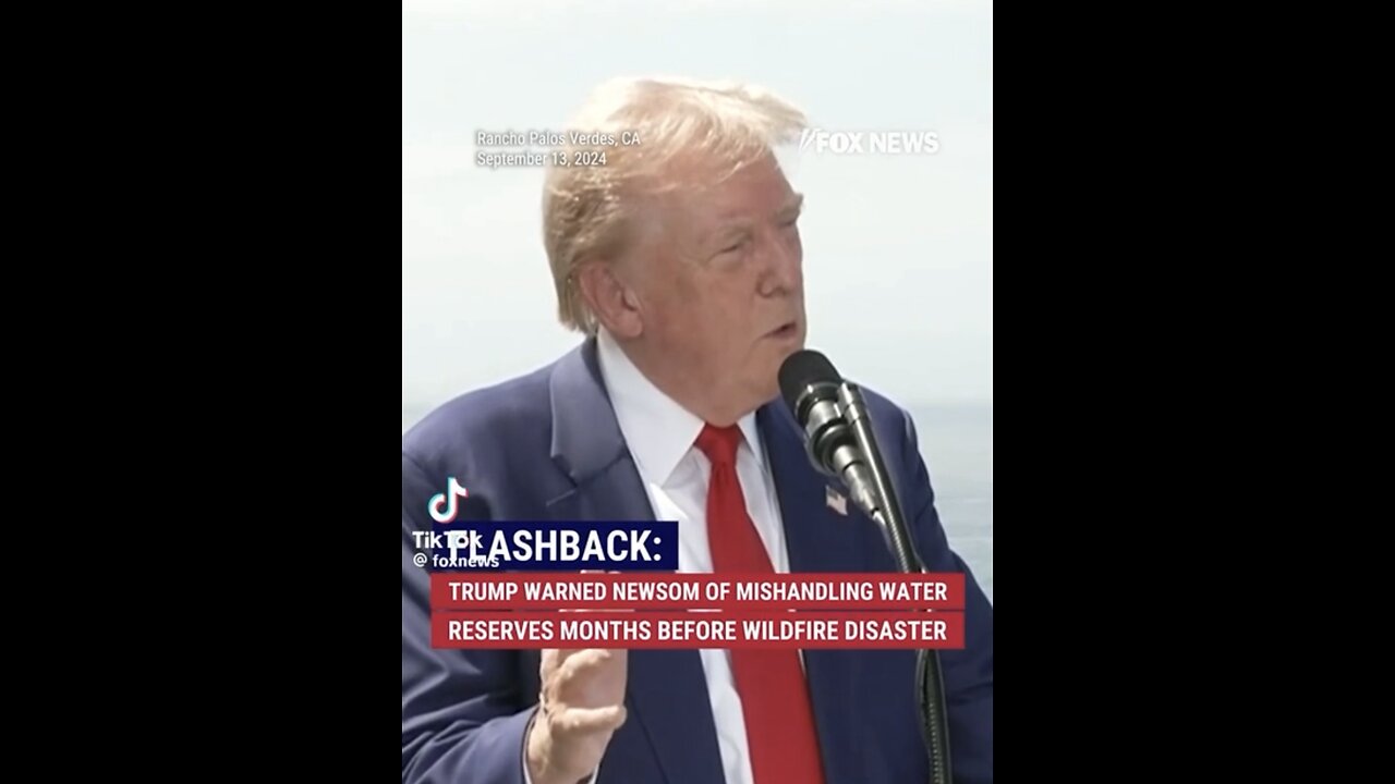 Flashback - Trump called out Newsom to open up the water pipeline