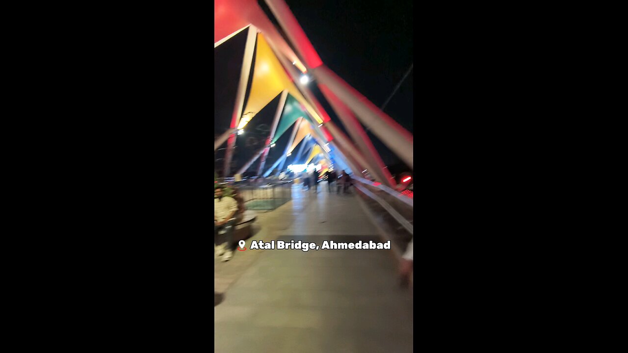 Exploring Atal Bridge: A Scenic Walk Over the Sabarmati River in Ahmedabad